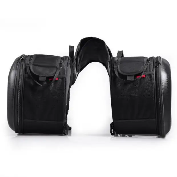 2022 New Motorcycle Side Bag Saddle Bag Motorcycle Side Bag Bilateral Helmet Bag Multifunctional Travel Riding Bag