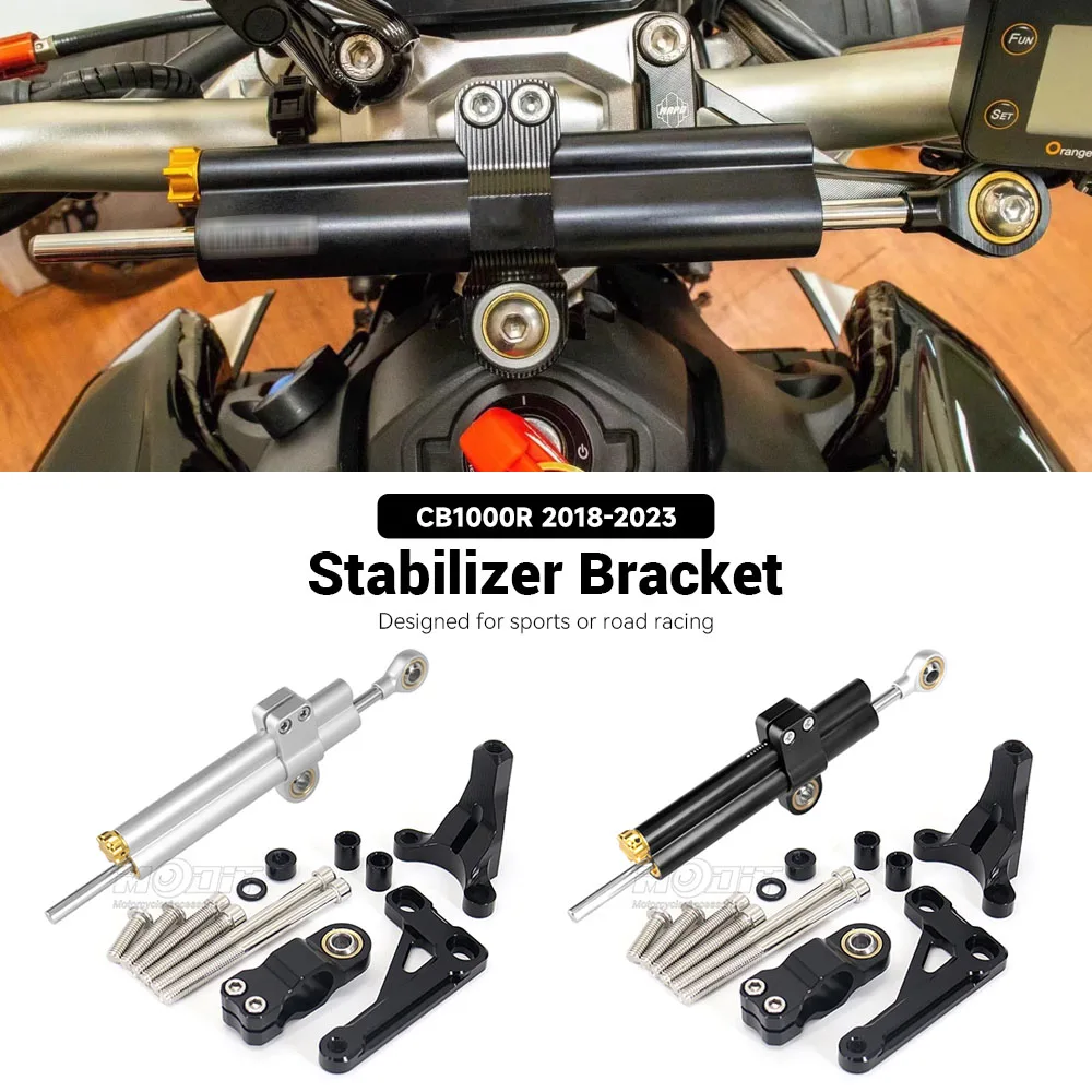 

Для Honda CB1000R CB 1000R 2018-2023 аксессуары для мотоциклов, стабилизатор с ЧПУ, монтажный кронштейн рулевого демпфера, комплект поддержки