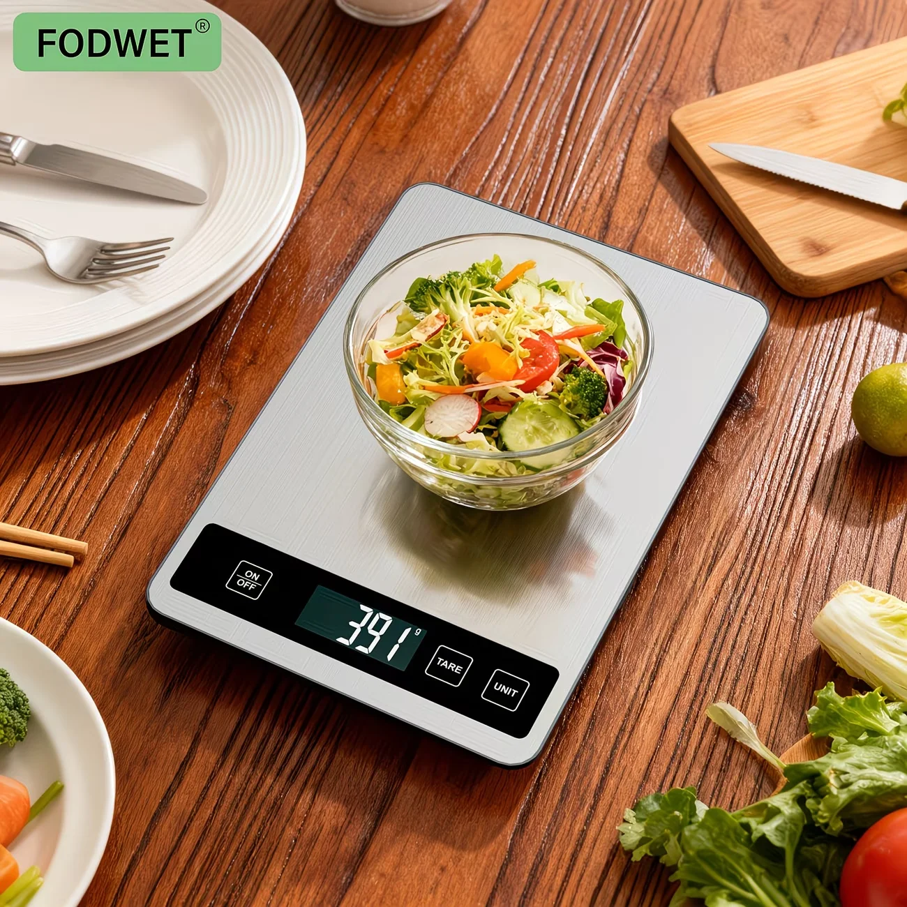 Kitchen Scale Digital Food Scale 10kg Large Capacity, Perfect for Baking, Cooking, and Weight Loss. Electronic Scale for Measuring and Weighing, Requires 2 Aaa Batteries (Not Included)