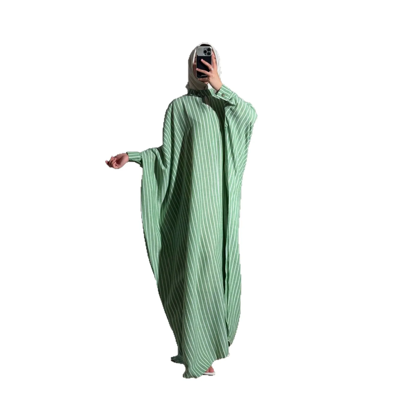 女性用イードドレス、アバヤ、ロングドレス、ストライプ柄、ローブ、ベスティドス、控えめなアバヤ、ドバイ、サウジアラビア、アラビア、カフタン、モロッコ、ジャラビーヤ、ラマダン