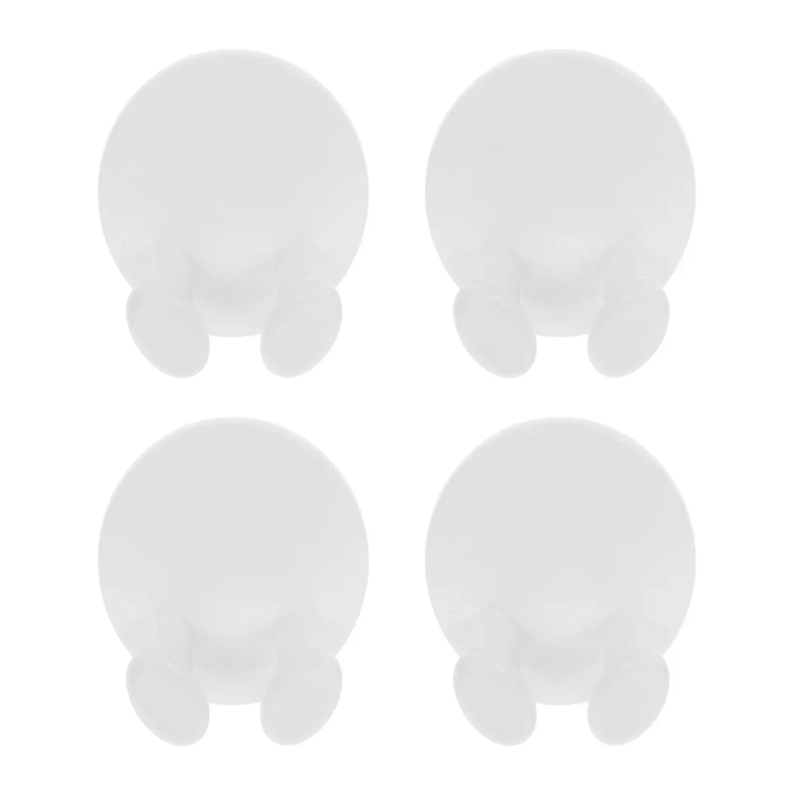 

4Pcs Adhesive Socket Hook Heavy Duty Plug Cable Organizer Easy Stick Mount for Home Office Kitchen Bathroom Power Cord Key Towel