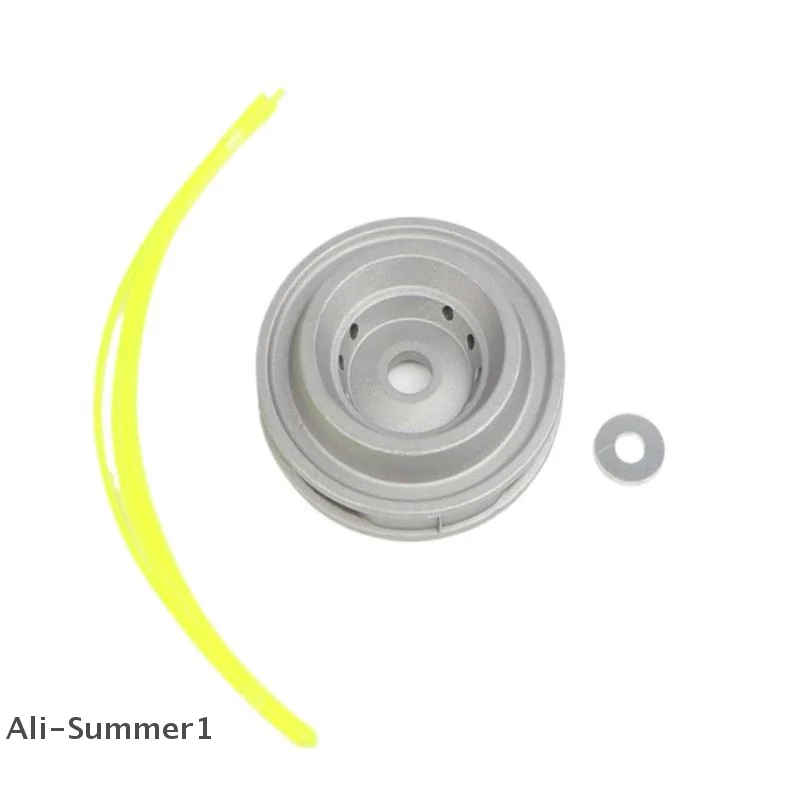 【E】Universal Aluminum Alloy Trimmer Head Replacement Parts With 4 Lines Brush Cutter Brush Tools For Lawn
