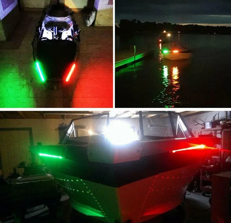 2PCS LED Strip Neon Lights 30CM 12in Underbody Under Dash Accent decorazione luce per auto moto barca Marine 12V impermeabile