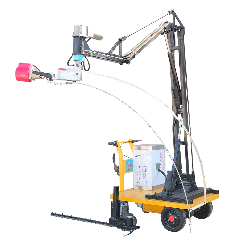 Electric and Gasoline Hedge Trimmer for Spherical Plant Frame Moving Ball Shape Plant Trimming Machine