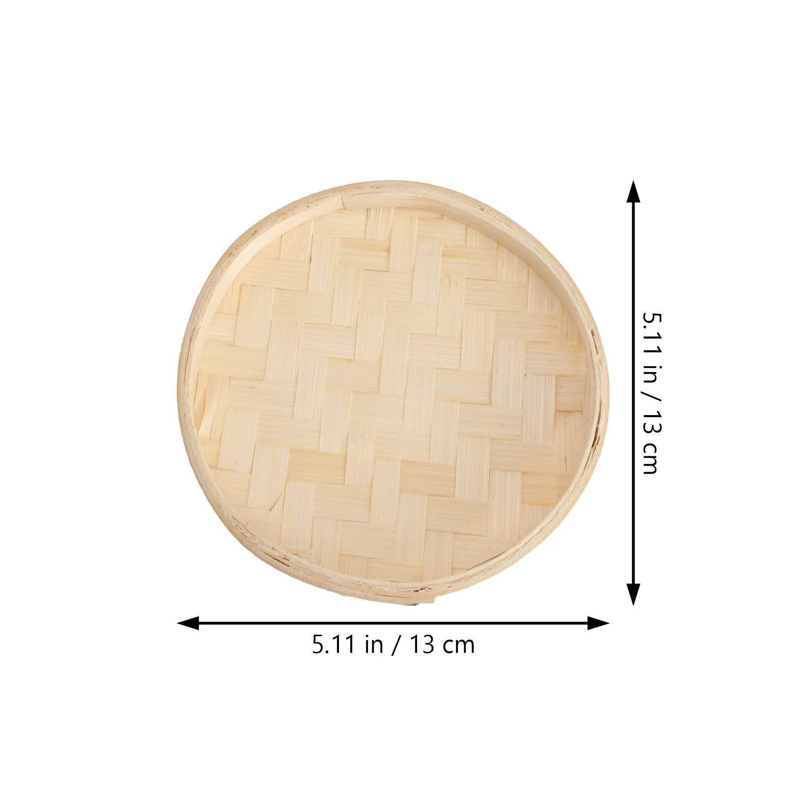 

3Pcs Bamboo Woven Dustpan Decorative Accessories Painting DIY Scene Decor Durable Craft Decorative Dustpans DIY Painting Dustpan