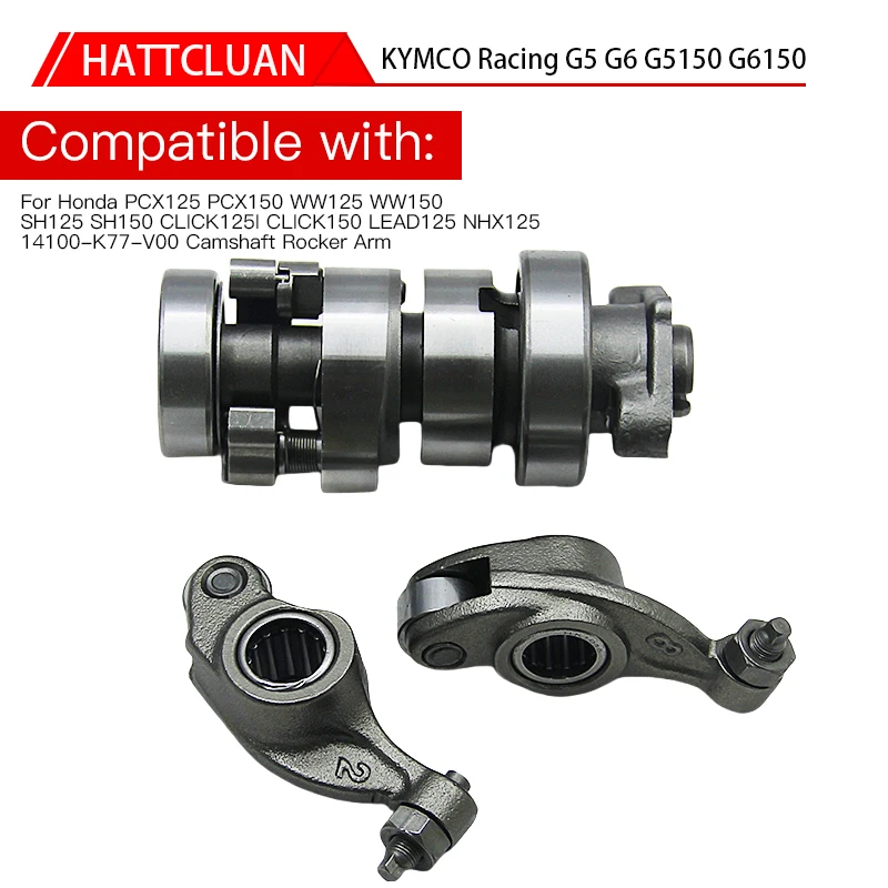 Racing Parts for Honda PCX125 PCX150 WW125 WW150 SH125 SH150 CLICK125I CLICK150 LEAD125 NHX125 14100-K77-V00 Camshaft Rocker Arm