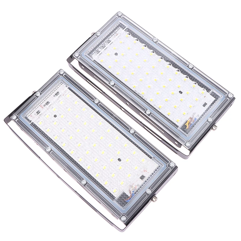 Huishoudelijke 50W Waterdichte Ip65 Led Schijnwerper Ac 220V 110V Schijnwerper Buiten Tuinverlichting Led Reflector Gegoten Licht Schijnwerper