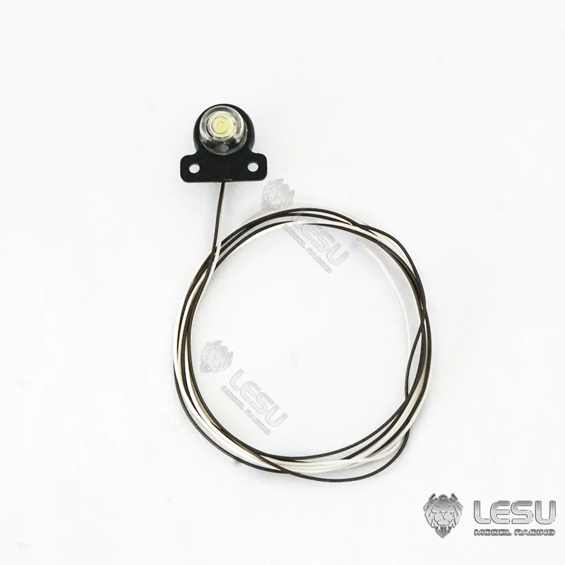 LESU RC Truck Accessories LED Spot Light Spolight Upgraded Part For DIY 1/14 RC Excavator Tractor Dumper Tipper Truck Model