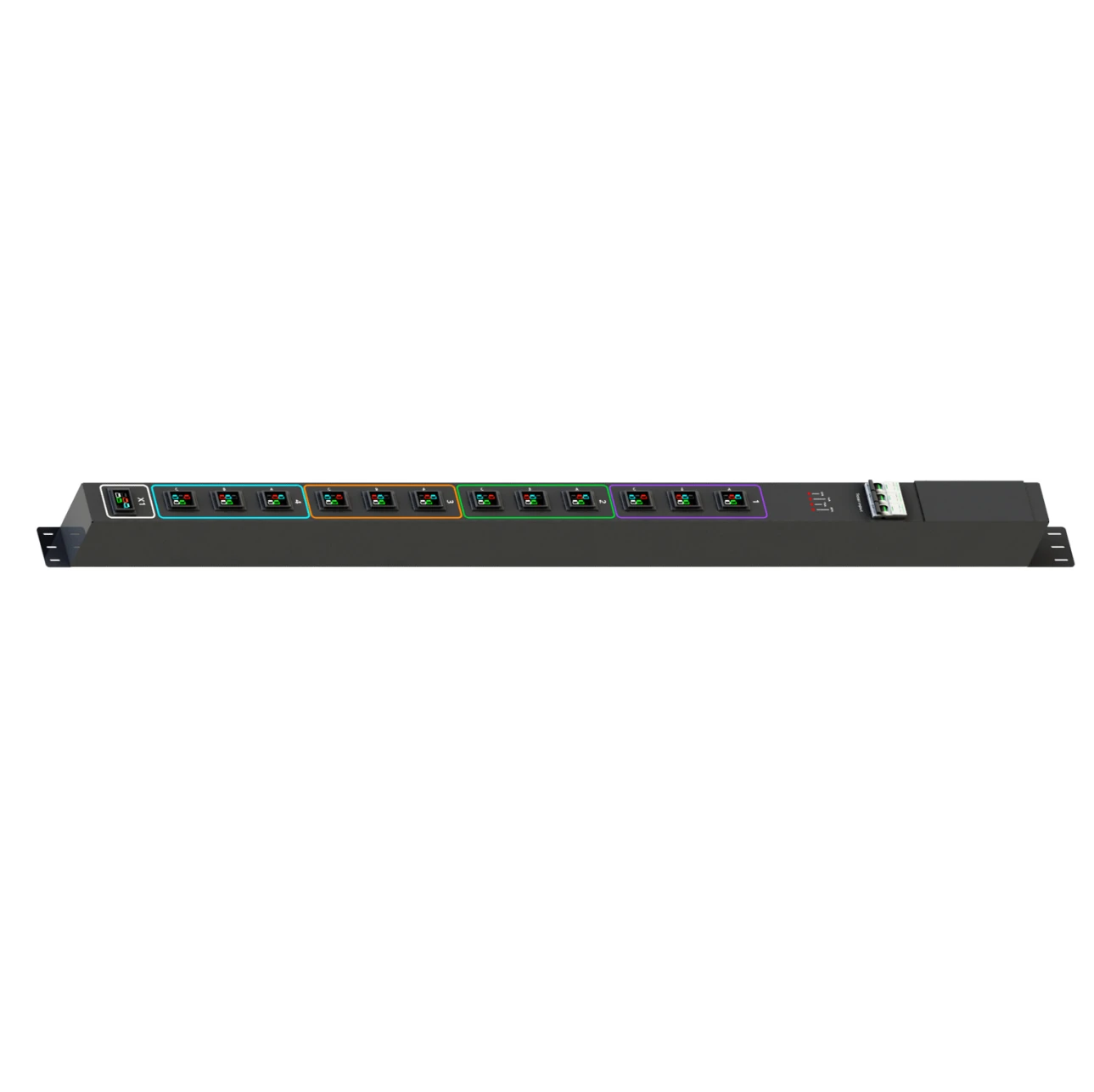 Imagem -04 - Rack de Soquete Pdu para Atermiter T21 Fases Pdu com Disjuntor 125a Saída de Entrada 125a 380v 12way