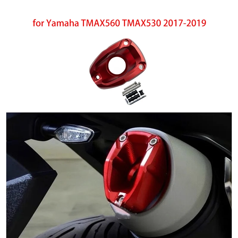 

Аксессуары для мотоциклов, подходящие для Yamaha TMAX560 TMAX530 2017-2019, защитная декоративная крышка выхлопной трубы