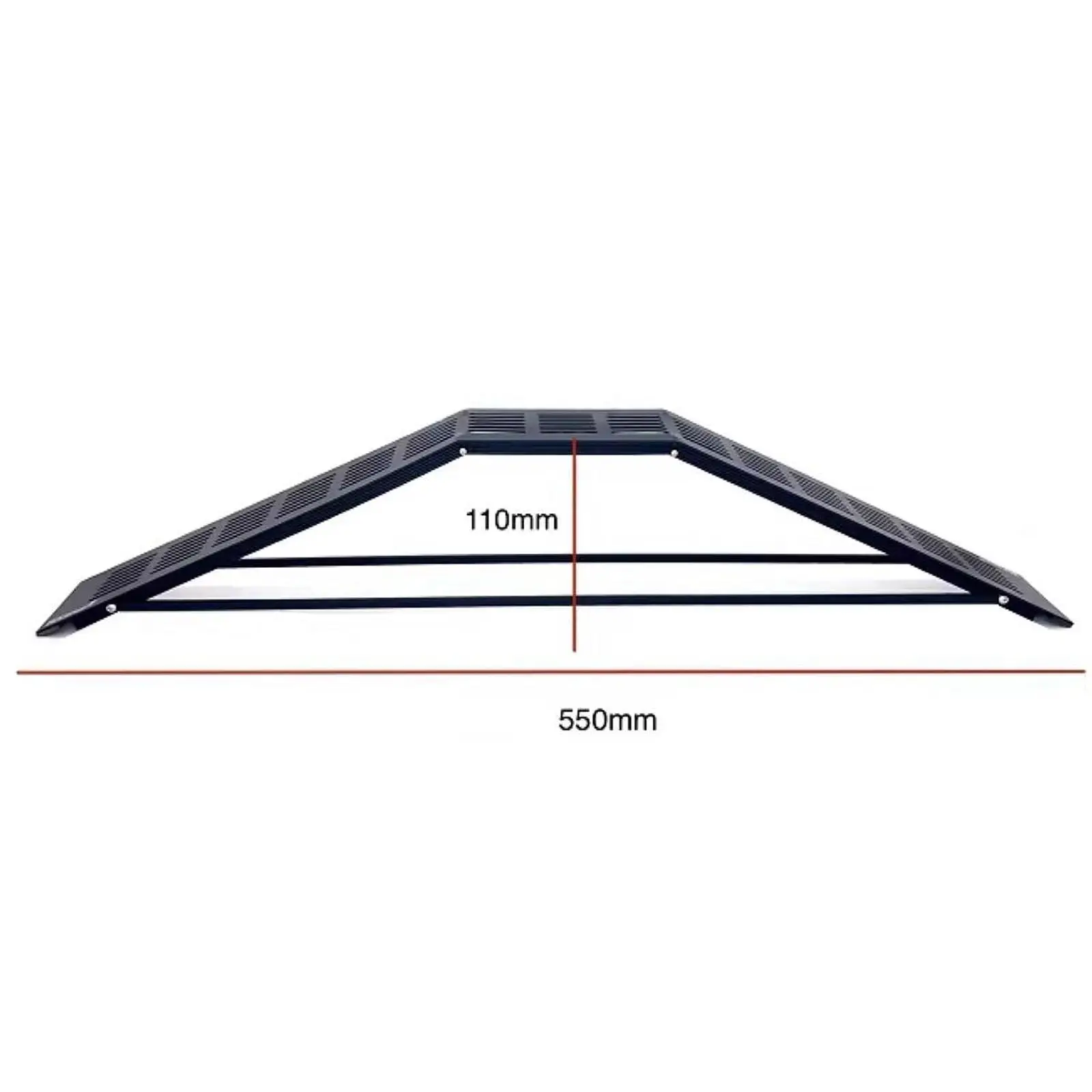 Realistic RC Crawler Bridge Aluminum Alloy Ramp for 1/10 1/8 Scale RC Cars Obstacle Scene Accessories
