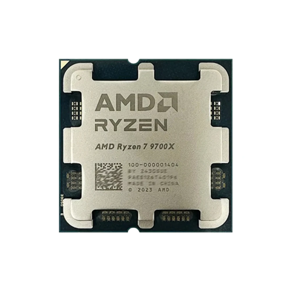 AMD Ryzen 7 9700X 100% Baru AMD 7 9700X Max Boost 5.5GHz 8-Core 16-Thread 32MB Cache AM5 tanpa Kemasan untuk B850 X870