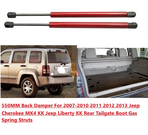 Imagen 1 del producto Amortiguador Trasero de 550 mm para Jeep Cherokee MK4 KK 2007-2012 2013, Jeep Liberty KK, Resorte de Gas para Puerta Trasera, Soporte de Elevación