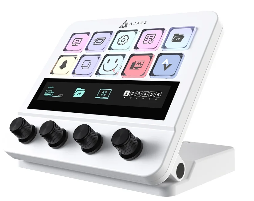 AJAZZ AKP03E/AKP05E/N1 Console Toetsenbord Desktop Assistent Paneelcontroller Voorraadhandel Live streaming Audio Mixing Programmeerbaar - afbeelding 1