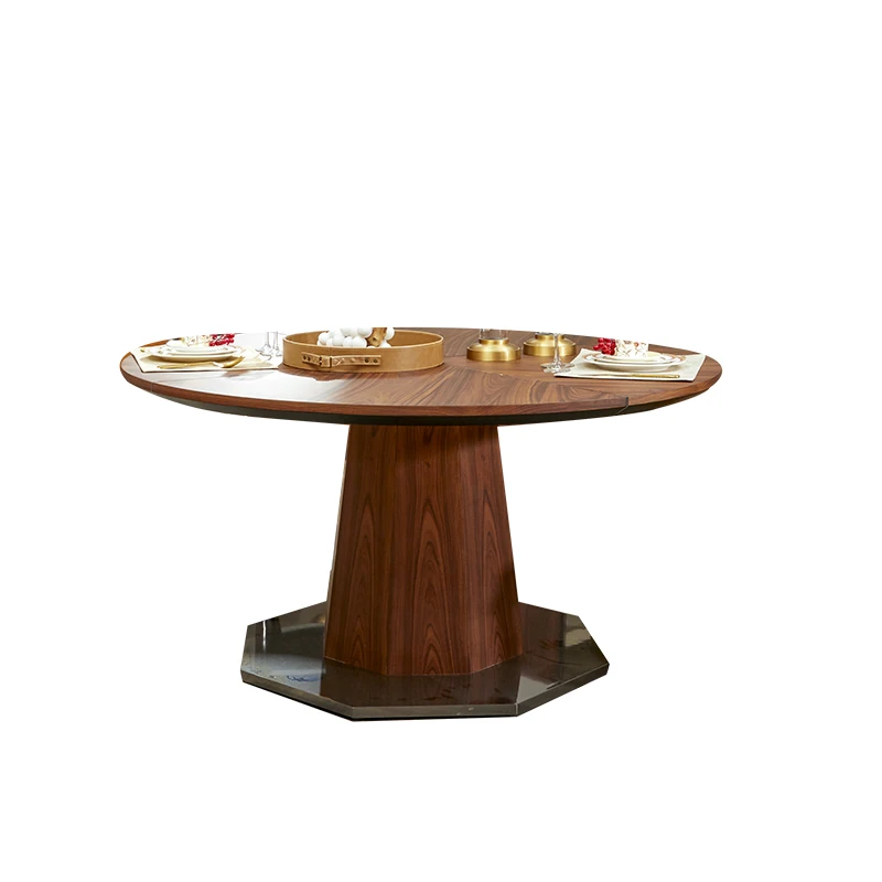 Hollywood Sonia Wooden Dining Table 1.5m Modern Simple Luxury Dining Table Restaurant Furniture