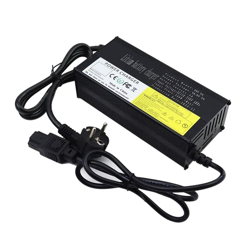 NEW 48V 5A 8A 10A 12A 15A 20A Lithium ion Charger 13S 54.6V Constant Voltage High-power Intelligent Fast charging Metal Shell