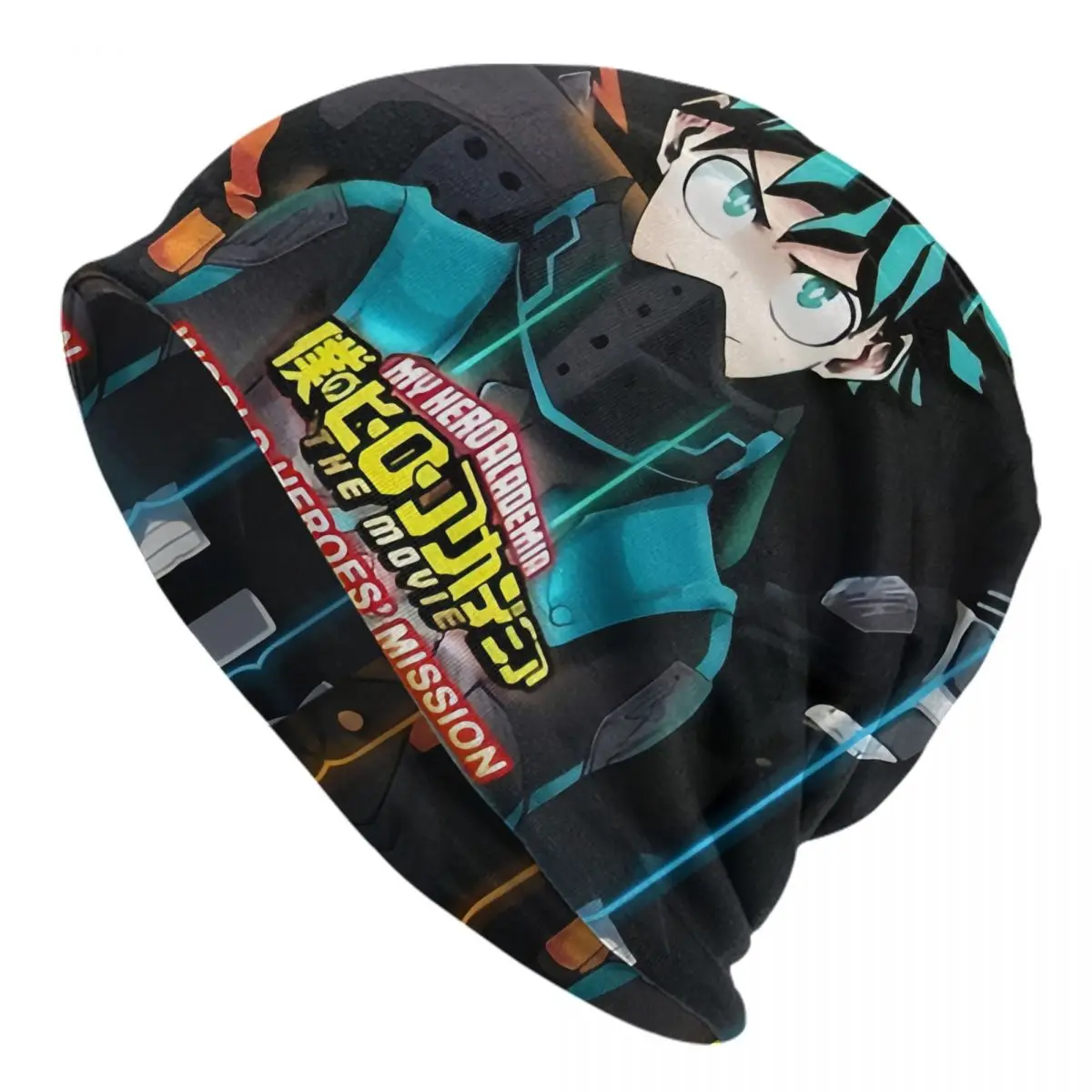 Gorro cálido de invierno Unisex para hombre, gorros de punto a la moda japonesa My Hero Academias, gorro de Manga de Anime, gorros de esquí al aire libre, gorros para