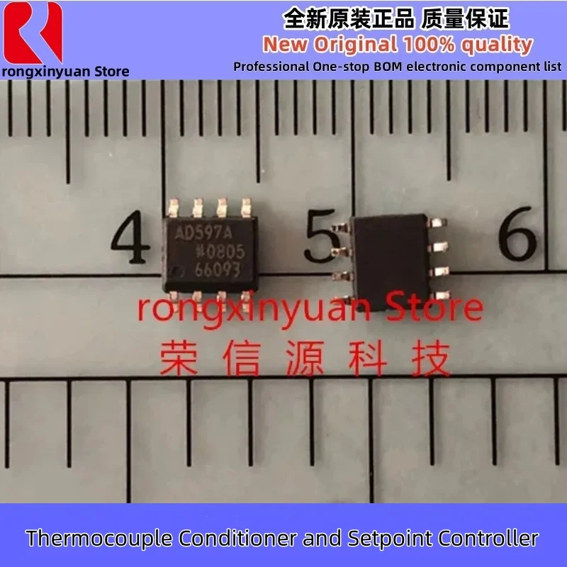 

5Pcs AD597ARZ AD597A SOP-8 AD597ARZ-REEL7 AD597 Thermocouple Conditioner and Setpoint Controller 100% New original