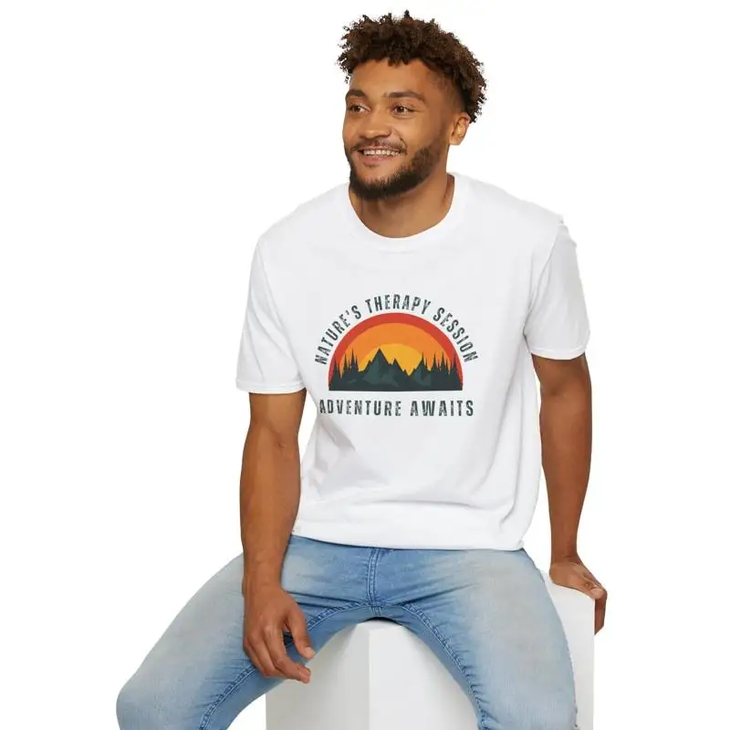 

Camping T Shirt The Great Outdoors Perfect to Celebrate Nature Adventure Summer Softstyle s