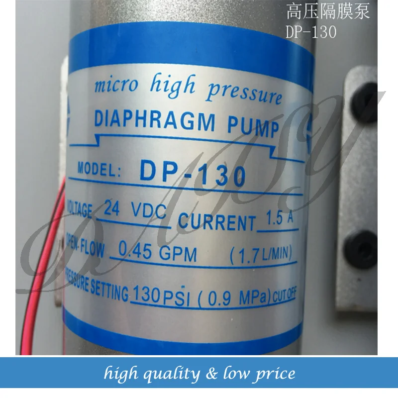 DP-130 24V diaphragm pump ro water purifier booster pump Increase Reverse Osmosis System Pressure