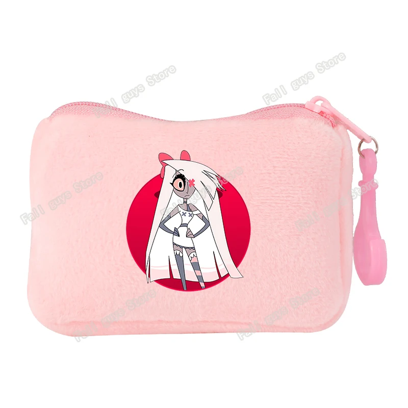 Hazbins Hotel Series Mini Wallet Cartoon Charlie Coin Purse Cute Square Storage Bag Kawaii Key Earphone Pouch Birthday Gifts view 4