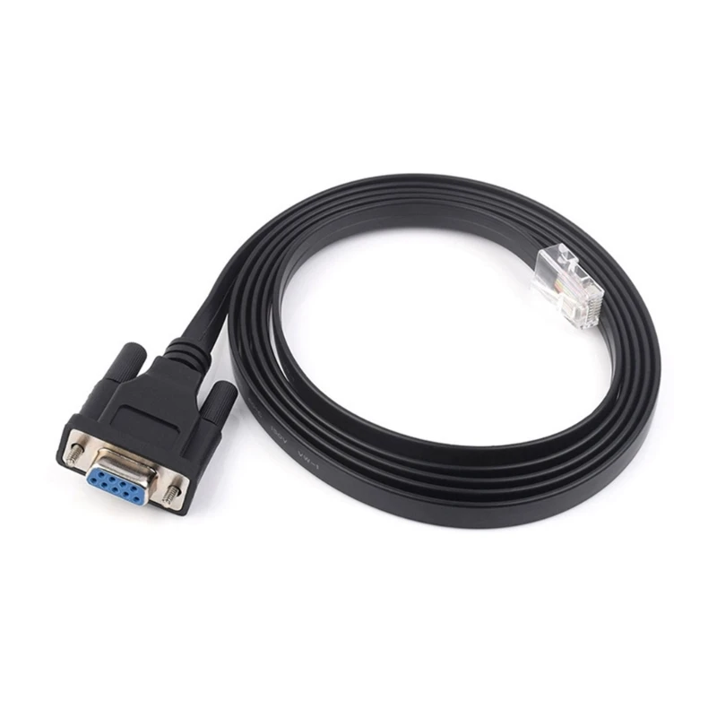 

RS232 to RJ45 Console Debugging Cable for Desktops, Laptops, and Tablets 1.8m Dropship