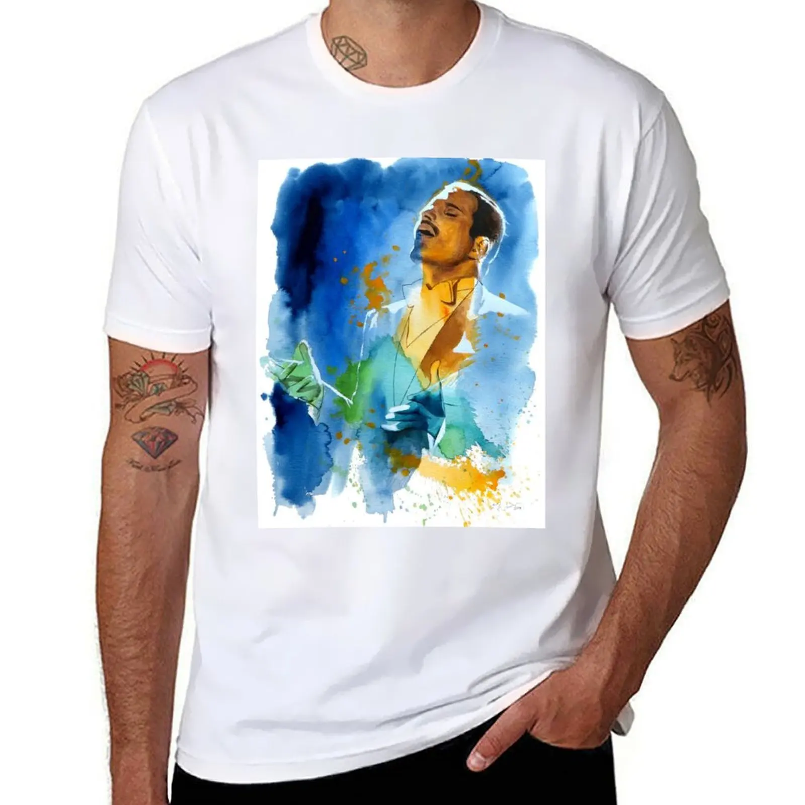 

The power of color - Who wants to live forever T-Shirt t shirts for man graphic vintage man t shirts cotton T-Shirt
