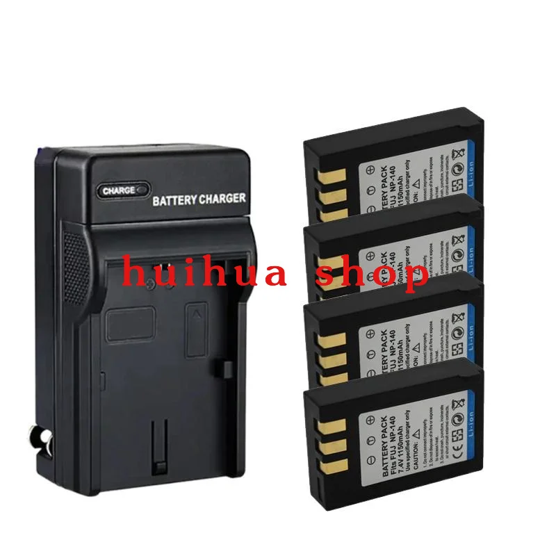 4Pcs 1150Mah NP-140… - image