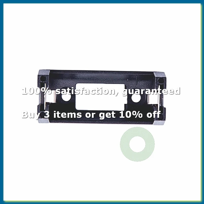 CR123A Button Cell Battery Sockets Holder Case Plastic Shell 3V Black