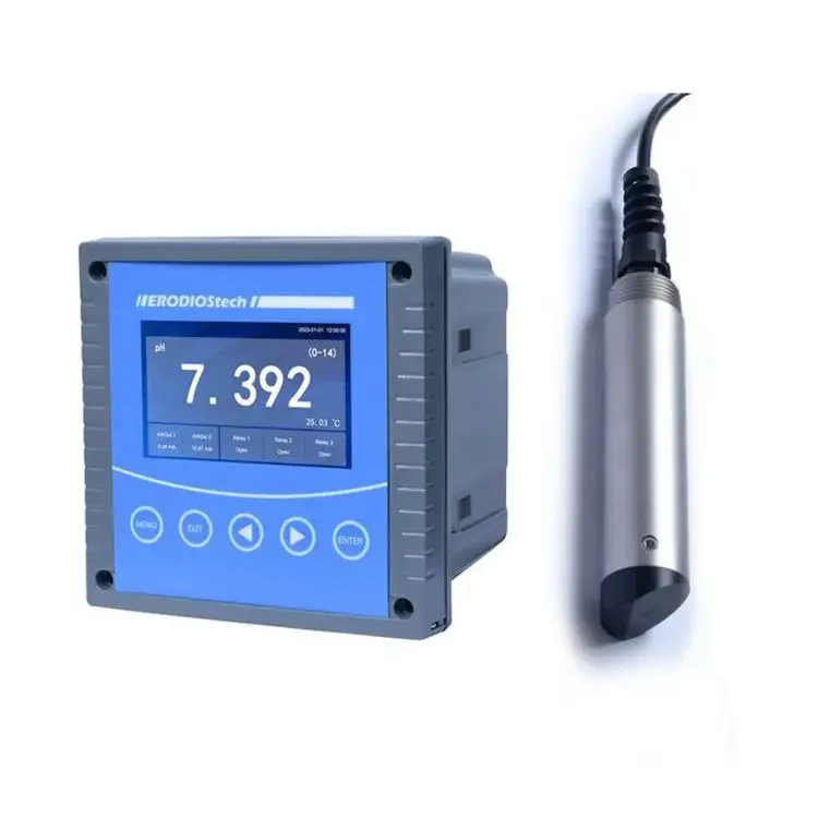 High quality and durable High accuracy water treatment industry on line 4~20ma ntu iot self cleaning turbidity meter