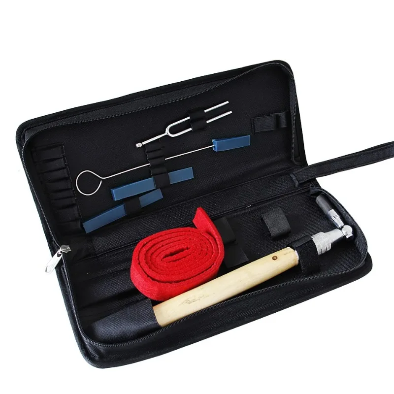 

Piano Tuning Kit Tool Tuning Hammer Rubber Keys Piano Accessories Telescopic Mahogany Handle Tuning Wrench