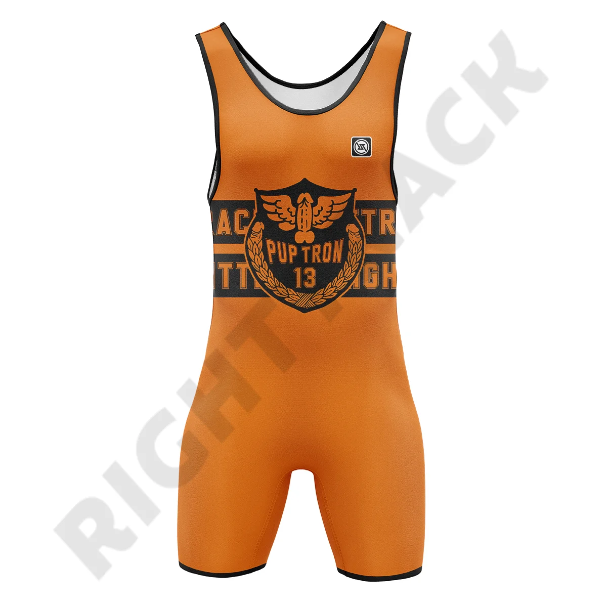 New Arrivals Pup Tron Zipper Singlet RightTrack CB13 One-Piece Sleeveless Men‘s Fun Clothing