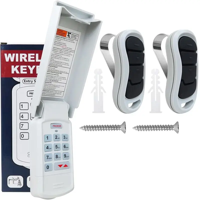 

ABDE-2 Garage Stop For Genie Intellicode G3T-BX G3T-R, Garage Door Remote Replacement For Overhead Door & Genie Intellicode