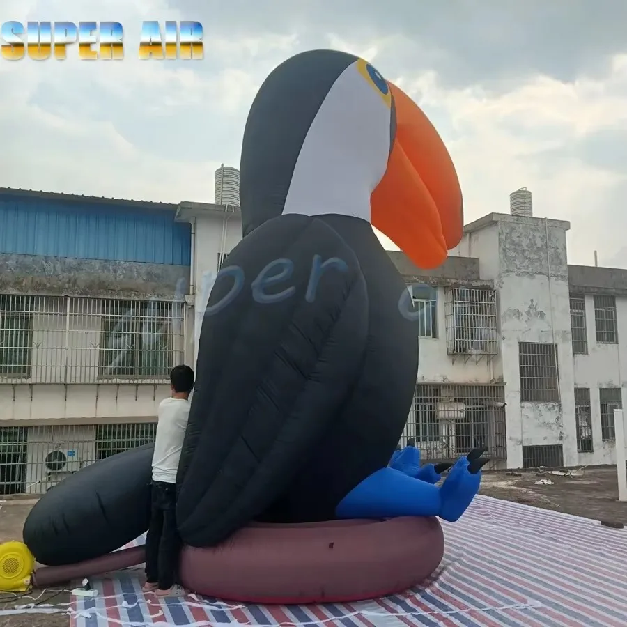 New product promotion inflatable cartoon animal  inflatable parrot for exhibition