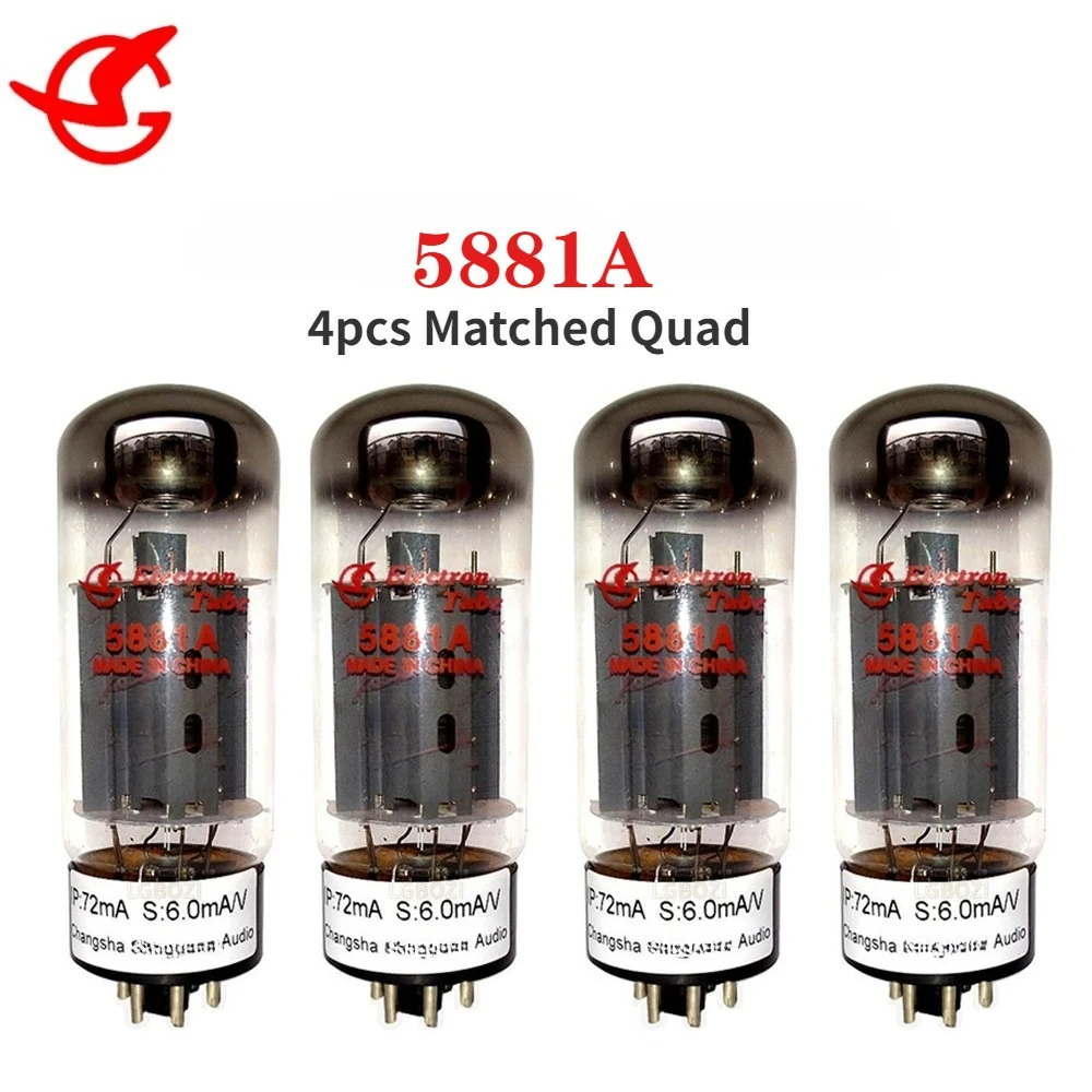 

5881A Electronic Tube Replaces 6L6 6L6GC 6L6WGC 6P3S 6L6WGB 5881WXT Vacuum Tube Audio Amplifier DIY Matched Quad