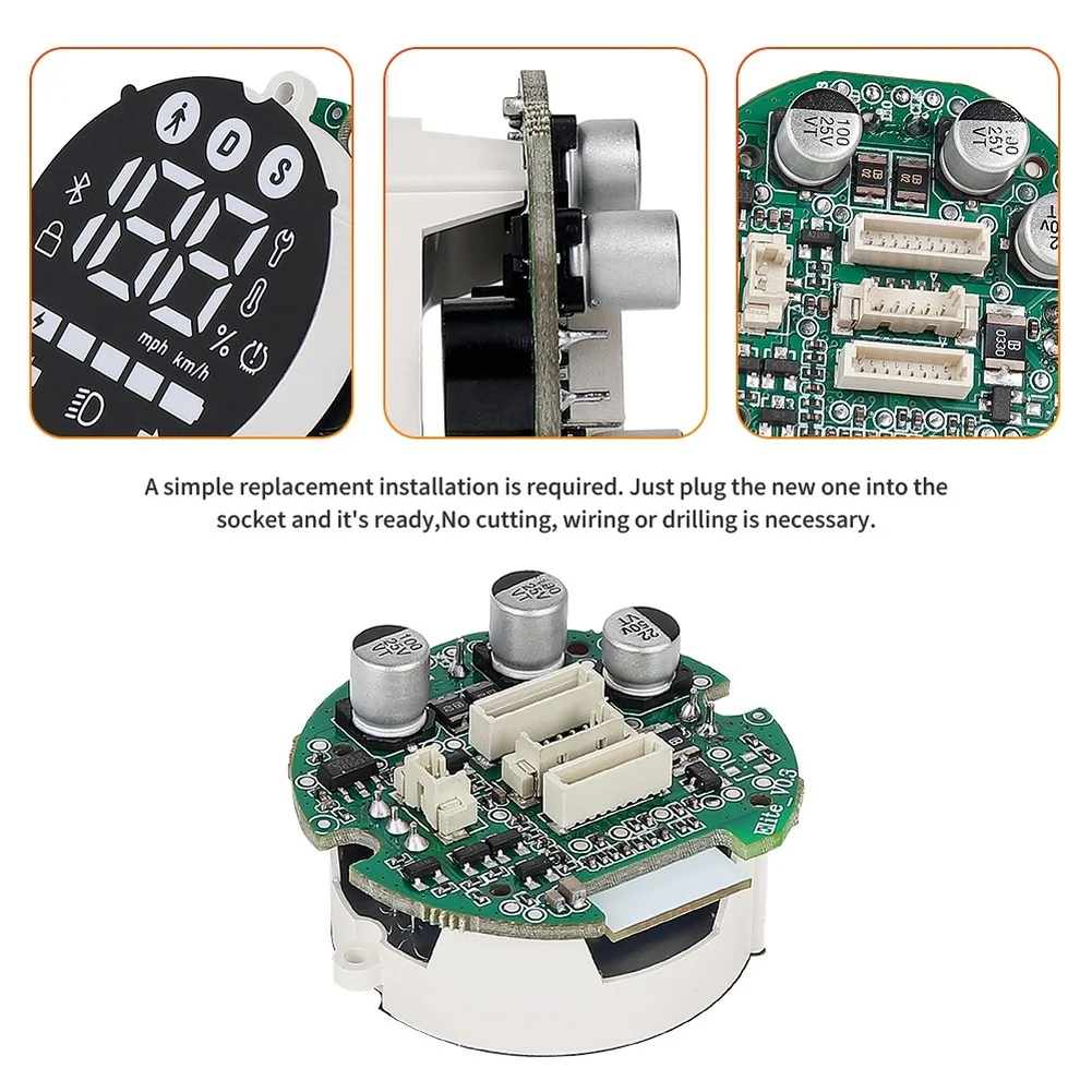 Replacement Parts For Xiaomi For Elite Scooter Display Instrument Switch Panel Replacement Display Panel Electric Scooter Parts
