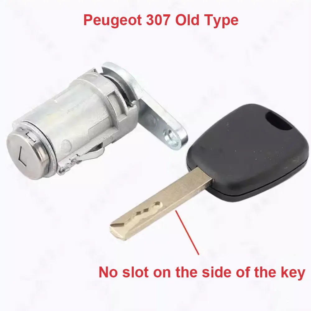 

Для Peugeot 307, замена дверного замка автомобиля с ключом, передний левый автомобильный замок, центральный дверной замок