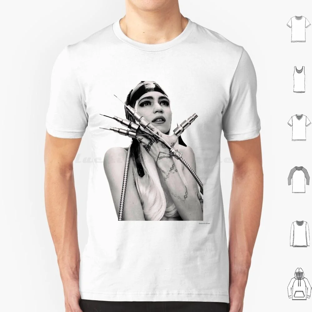 Grimes T Shirt 6xl Cotton Cool Tee Grimes Claire Boucher C Boucher Halfaxa Visions Art Angels Missanthropocene Miss _