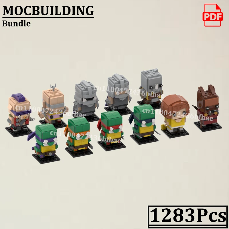 

Черепахи, кирпичи, модель MOCBUILDING, креативные блоки, мышь, строительство, научные киноблоки, игрушки, подарок