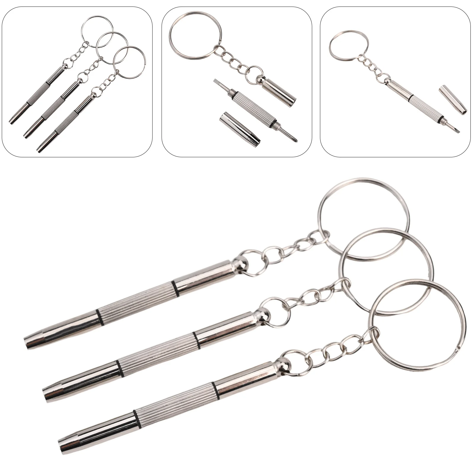 Eyeglass Screwdriver Screwdriver PCSMini Repair Tool Eyeglasses In Screwdriver Key Chain Repair Cross Screwdriver