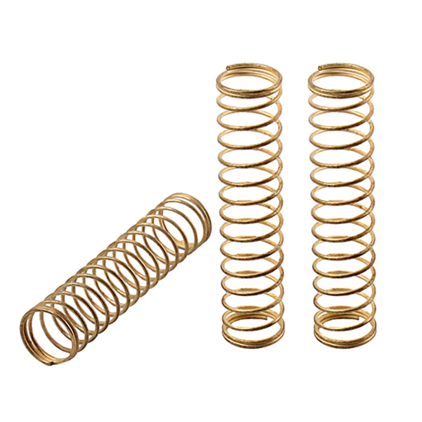 

3 Pcs Spring Long Brass Component Woodwind Instrument Parts Golden Trumpet Repairing