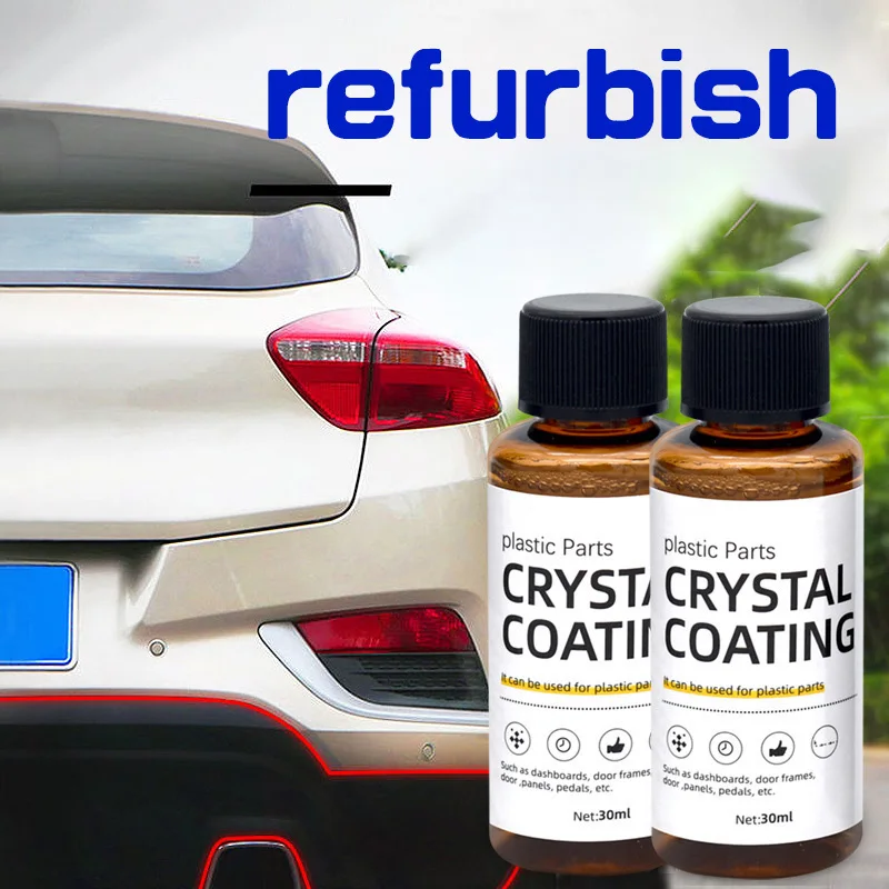 Car Plastic Restorer Parts Plasticrefurbishment Back To Black  Polishes Restor Console Instrument Panel Care Polish Cleaner