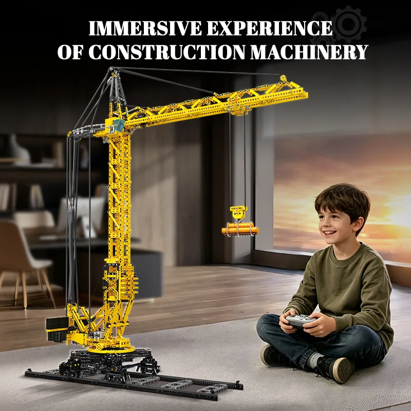 

New JD149 2524pcs Technical Electric Remote Control Tower Crane Device Building Blocks Bricks Assembling Toys for Boys Gift Set