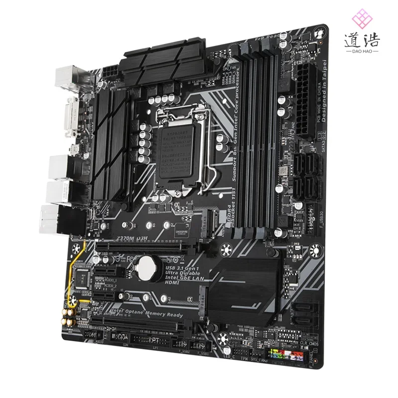 For Z370M D3H Motherboard 64GB LGA 1151 DDR4 Micro ATX Z370 Mainboard 100% Tested Fully Work