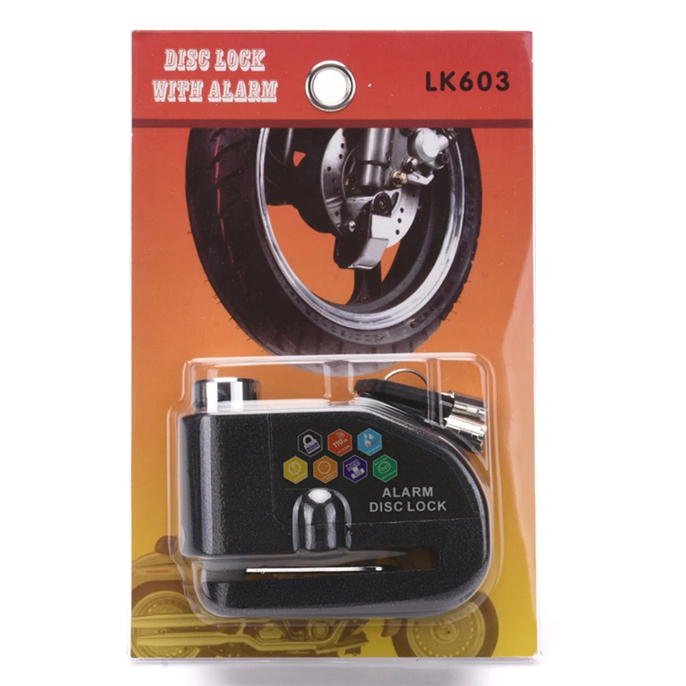 

Anti-theft Alarm Lock Motorbike Brake Cable Safety Locks Disc Motorcycle Multifunction