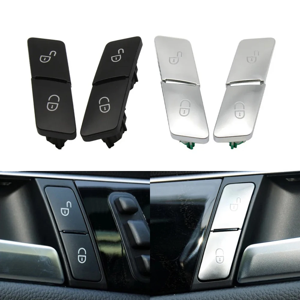 Car Interior Left Right Door Lock Opening Unlock Switch Buttons For Mercedes Benz W204 X204 W212 W207 W166 W463 W156