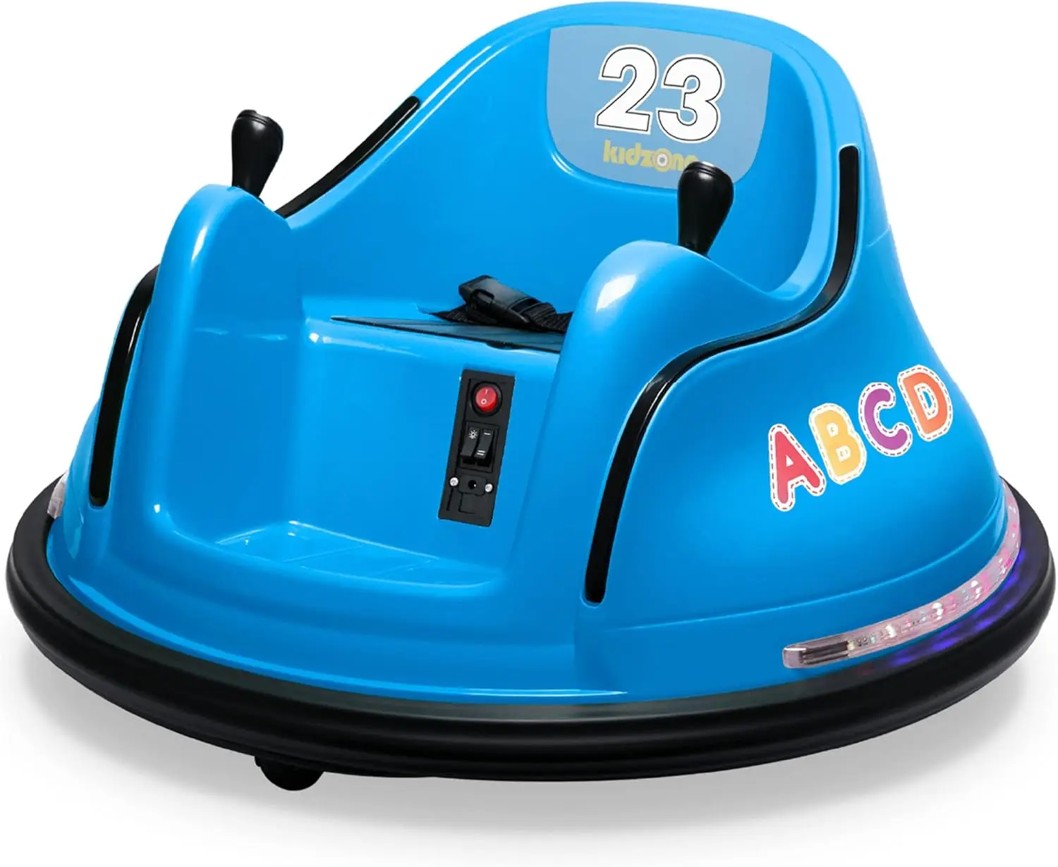 

12V 2-Speeds Electric Ride On Bumper Car for Kids & Toddlers 1.5-6 Years Old, DIY Sticker Baby Bumping Toy Gifts