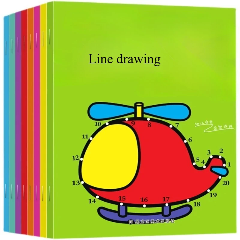 

Coloring Book 3-6-8-10 Year Old Children's Step By Step Learning Painting Coloring Variety Elementary School Coloring Book Girl