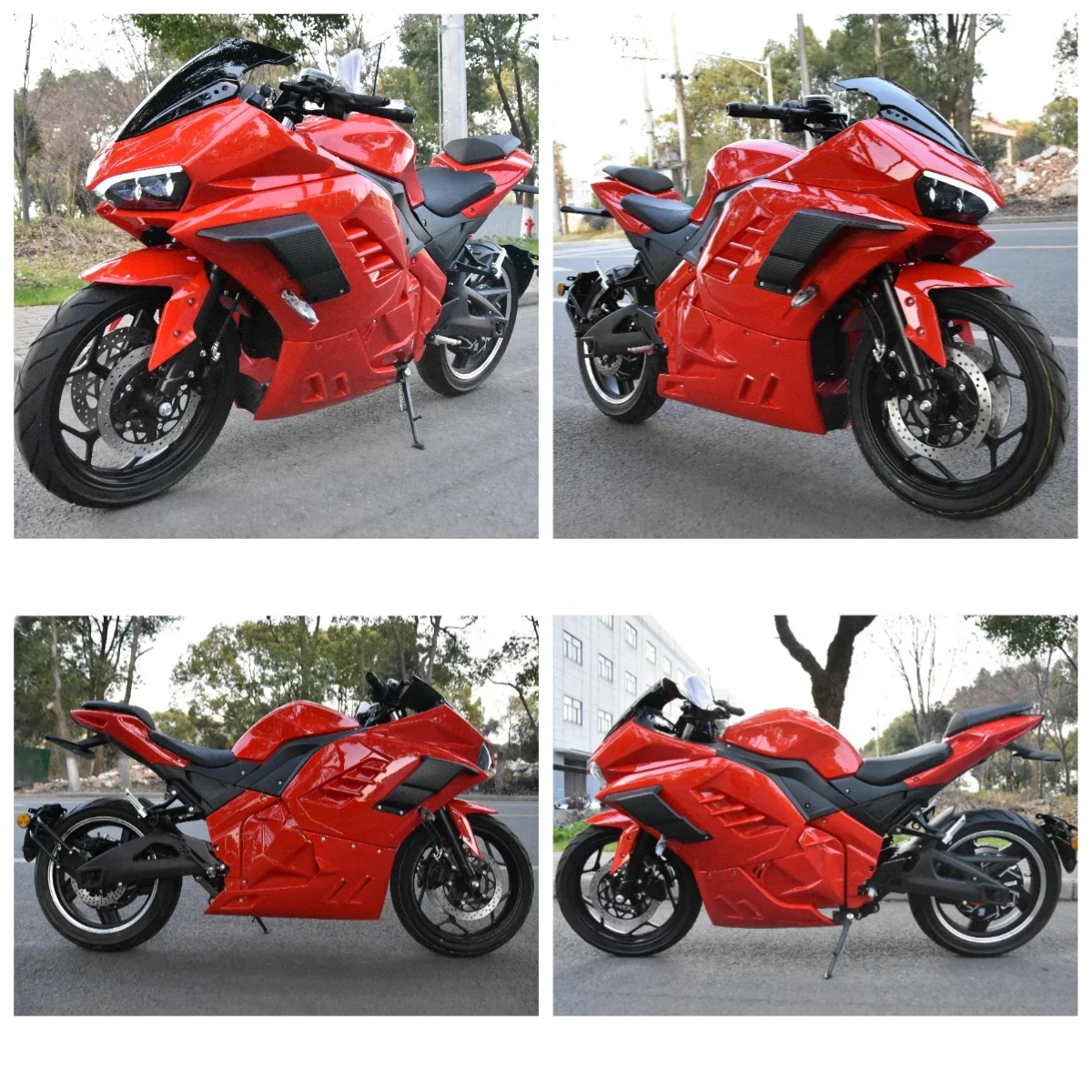 

2025 Newest Energy Electric Motorcycle Speed 80-180km/h Mileage 80-260km Motor 2000W-10000W Battery 40A-160A Optional