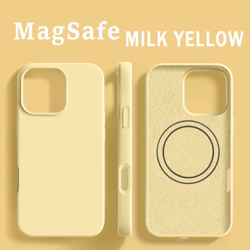 Für Magsafe Original Magnetische Fall Für iPhone 16 15 14 13 Pro Max Plus Drahtlose Lade Fall Officia Flüssigkeit Silikon Telefon Abdeckung